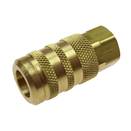 Coilhose Pneumatics 1/4" 6-Point Industrial Coupler 1/8" FPT 15X2F